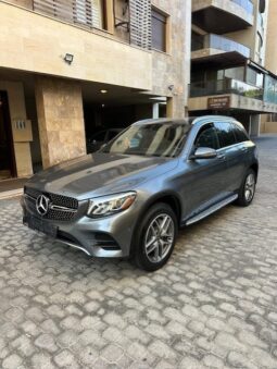 MERCEDES GLC 300 AMG-LINE 4MATIC 2018 GRAY ON BLACK