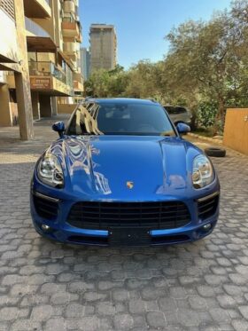 PORSCHE MACAN S 2017 BLUE ON BLACK