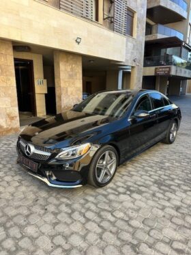 MERCEDES C300 AMG-LINE 4MATIC 2017 BLACK ON BLACK